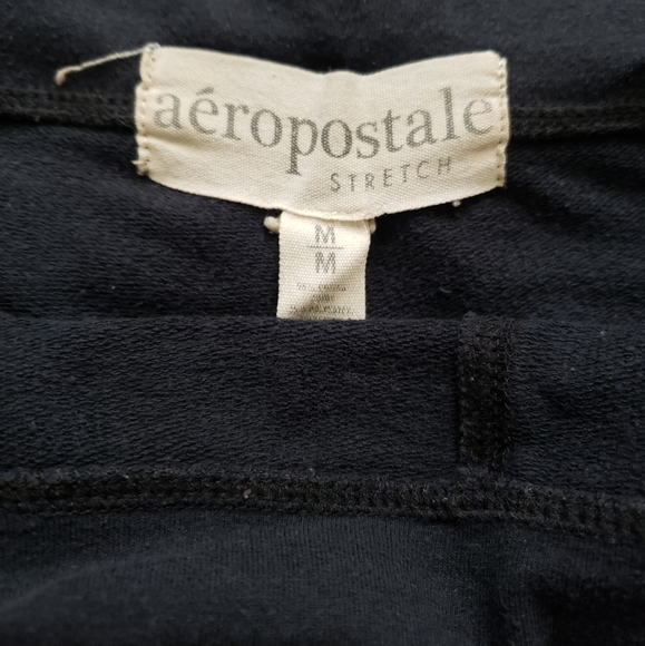 Aeropostale Black Stretch Yoga Pants. - Picture 2 of 3